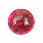Vintage 13mm Fuchsia Faceted Round Fancy Stone #XS120-G