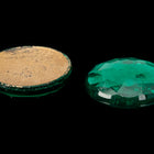 Vintage 13mm Blue Zircon Faceted Round Fancy Stone #XS120-H