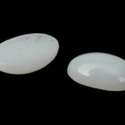 Vintage 9mm x 13mm White Oval Cabochon #XS122-C