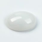 Vintage 9mm x 13mm White Oval Cabochon #XS122-C