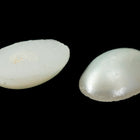 Vintage 10mm x 14mm Pearl White Oval Cabochon #XS122-D