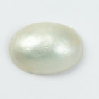 Vintage 10mm x 14mm Pearl White Oval Cabochon #XS122-D