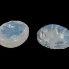 Vintage 8mm x 10mm Opal White Crackle Oval Cabochon #XS124-A
