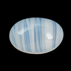 Vintage 10mm x 14mm Opal White Stripe Oval Cabochon #XS124-B