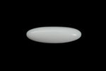 Vintage 5mm x 16mm White High Dome Long Oval Cabochon #XS125-A