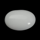 Vintage 13mm x 18mm White Oval Cabochon #XS125-C