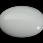 Vintage 18mm x 25mm White Oval Cabochon #XS125-D