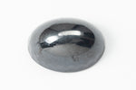 Vintage 13mm x 18mm Hematite High Dome Oval Cabochon #XS127-C