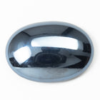 Vintage 18mm x 25mm Hematite Oval Cabochon #XS128-E