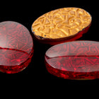 Vintage 14mm x 20.5mm Dark Red Oval Cabochon #XS13-J