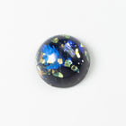 Vintage 11mm Cobalt Round Foil Cabochon #XS131-A