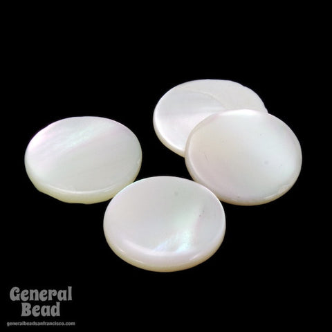 11mm Mother of Pearl Cabochon #XS138-A-General Bead