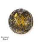 25mm Round Topaz Topological Cabochon #XS138-C-General Bead
