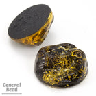 25mm Round Topaz Topological Cabochon #XS138-C-General Bead
