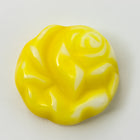Vintage 20mm Yellow Rose Cabochon #XS14-G