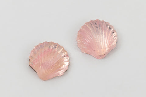 Vintage 8mm Light Rose Seashell Cabochon #XS16-I