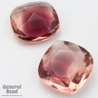 18mm Dark and Light Purple Cushion Cabochon (2 Pcs) #XS169-H-General Bead