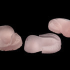 Vintage 11.5mm Matte Rose Pear Cabochon #XS17-D