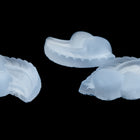 Vintage 9mm Matte Light Sapphire Cherries Cabochon #XS17-E