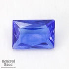 10mm x 15mm Transparent Sapphire Faceted Rectangle Cabochon (4 Pcs) #XS170-A-General Bead