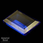 10mm x 15mm Transparent Sapphire Faceted Rectangle Cabochon (4 Pcs) #XS170-A-General Bead