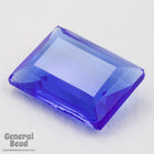 10mm x 15mm Transparent Sapphire Faceted Rectangle Cabochon (4 Pcs) #XS170-A-General Bead