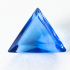 Vintage 12mm Sapphire Faceted Triangle Fancy Stone #XS171-D-Lg