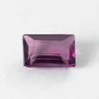 Vintage 4mm x 6mm Transparent Amethyst Rectangle Fancy Stone #XS171-G