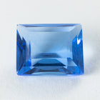 Vintage 8mm x 10mm Transparent Sapphire Rectangle Fancy Stone #XS171-H