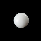 Vintage 4.5mm Opaque White Round Point Back Cabochon (4 Pcs) #XS172-A