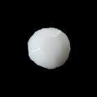 Vintage 5.5mm Opaque White Round Point Back Cabochon (2 Pcs) #XS172-B