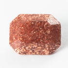 Vintage 8mm x 10mm Sparkle Copper Octagon Fancy Stone #XS172-F