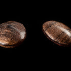 Vintage 10mm x 12mm Sparkle Copper Oval Cabochon #XS172-G
