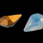 Vintage 8mm x 13mm Blue Sabrina Teardrop Fancy Stone #XS173-E