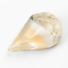 Vintage 8mm x 13mm Beige Givre Teardrop Fancy Stone #XS174-D