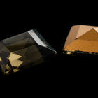 Vintage 20mm Black Diamond Square Point Back Fancy Stone #XS175-C