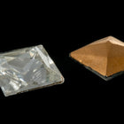 Vintage 12mm Crystal Square Point Back Fancy Stone #XS175-D