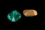 Vintage 8mm x 10mm Emerald Octagon Fancy Stone #XS176-A