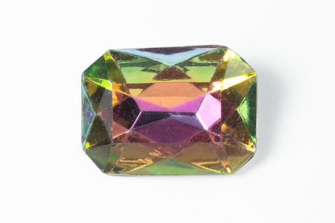 Vintage 13mm x 18mm Vitrail Medium Octagon Fancy Stone #XS176-C