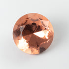 Vintage 15.5mm Peach Round Point Back Fancy Stone #XS176-E