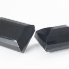 Vintage 13mm x 18mm Black Rectangle Cabochon #XS178-F