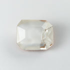 Vintage 10mm x 12mm White Givre Octagon Fancy Stone #XS179-B