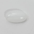 Vintage 6mm x 9.5mm White Oval Cabochon (2 Pcs) #XS18-B-4
