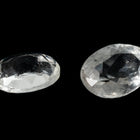 Vintage 5.5mm x 7.5mm Crystal Faceted Oval Doublet #XS180-A