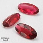 12mm Transparent Fuchsia Faceted Oval Doublet (2 Pcs) #XS180-E-General Bead