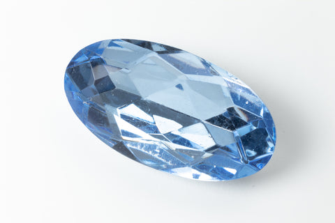 Vintage 18mm x 32mm Light Sapphire Oval Doublet #XS181-B
