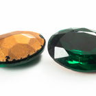 Vintage 18mm x 25mm Emerald Oval Doublet #XS181-D