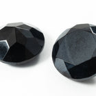 Vintage 20mm Hematite Round Point Back Chaton #XS188-E