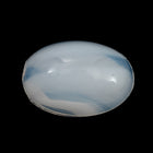 Vintage 10mm x 14mm Opal White/White Stripe Oval Cabochon #XS19-C-2