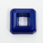 Vintage 22mm Cobalt Open Square Cabochon #XS2-C
